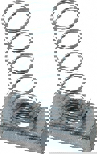 Strut Channel Spring Strut Nut: Use with Attaching Hanger Rod or Other Accessories From Strut